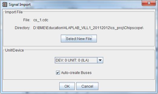 A nem túl beszédes DataPort* + elnevezéseket akár kézzel is átírhatjuk, de lehetőség van a Core Inserter project file importálására is a File/Import opcióval.