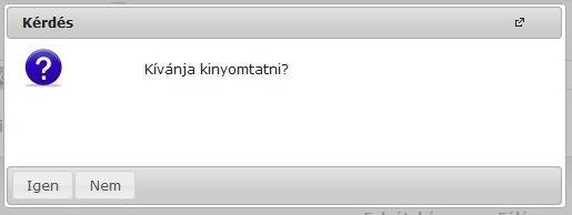 Ha kész vagyunk a felöltéssel, akkor a Bezárás gombbal tudunk tovább lépni.