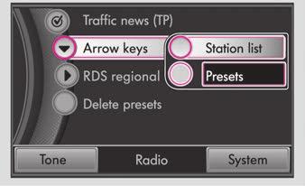 14 RADIO területválasztó gomb Állítsa be a rádióadót a menü kezelőgomb A10 vagy a készüléken lévő és nyílgombok segítségével.