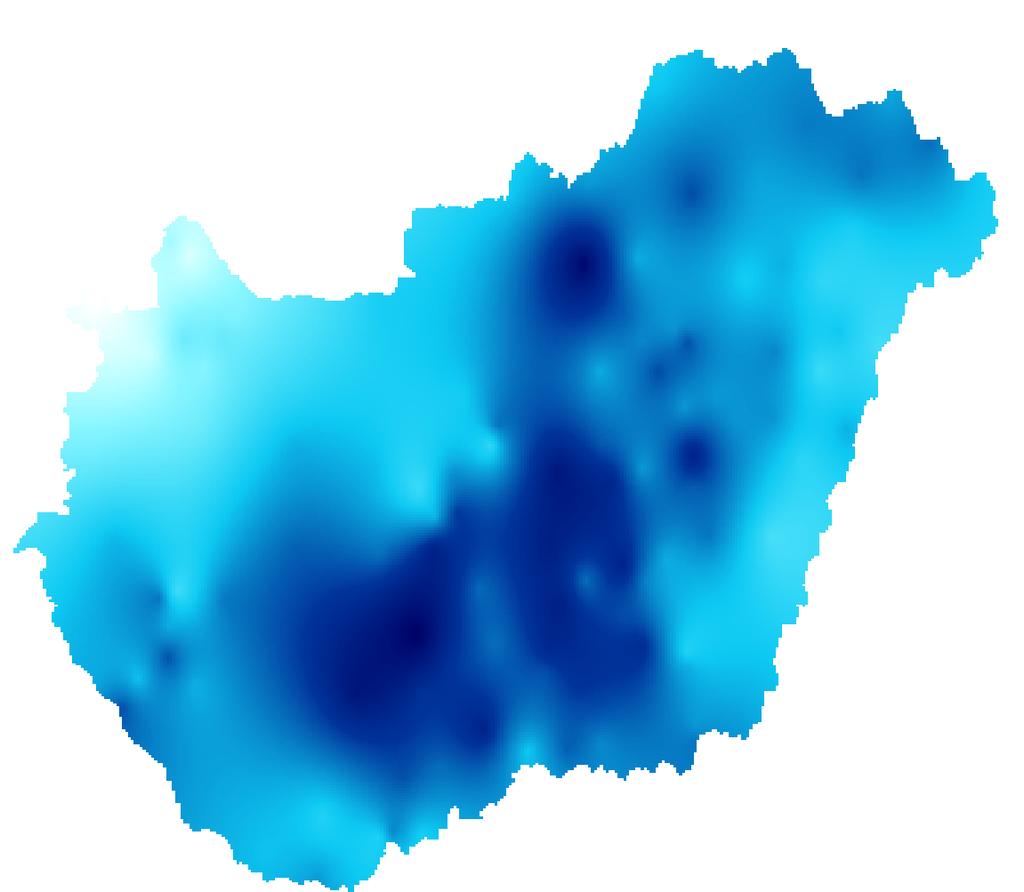 1. HELYZETÉRTÉKELÉS Csapadék 2010 februárjában a rendelkezésre álló adatok szerint az ország területére lehullott csapadék mennyisége 13 mm (Sopron-Fertrákos) és 98 mm (Kékestet) között alakult, az