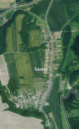 4 Sántos a Surján-patak mentén fekvő település. A Zselic egyik kapujának tekinthető község Kaposvár közvetlen szomszédságában, attól keletre, 5 kilométerre fekszik.