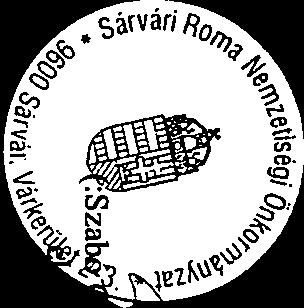 SÁRVÁRI ROMA NEMZETISÉGI ÖNKORMÁNYZAT 9600 Sárvár, Várkerület 2. KIVONAT a Roma Nemzetiségi Önkormányzati Képviselő-testület 2015.