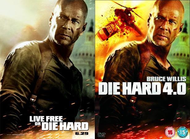 Live Free or Die Hard Die Hard 4.0 A híres Die Hard filmek negyedik részének eredeti, amerikai címe Live Free or Die Hard, a britek ezt Die Hard 4.0-ra változtatták meg.