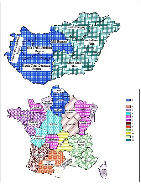 Table 14: Actual sizesof land use types at the clusters, ordered by the components Cluster number(1), Arable land(2), Private gardens(3), Fallow(4), Green fodder on arable land(5), Permanent