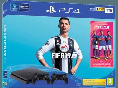 AJÁNDÉK SONY PLAYSTATION 4 SLIM 1TB PMK 201804 Karácsonyi Akció Nettó 1 500 000 Ft értékű vásárlás esetén* 2 kontroller + Fifa 19 + 14 napos PS Plus AJÁNDÉK Az ajándék értéke: 131 999 Ft A