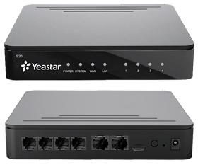 VoIP (Voice over Internet Protocol) or IP telephony, PBX (Private Branch Exchange) connected to PSTN (Public Switched Telephone Network) SIP Yeastar S20 VoIP PBX support 2 onboard module slots IP PBX