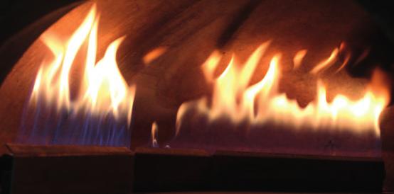 I forni MAM dotati di bruciatore a gas garantiscono una cottura omogenea ed un estrema facilità di utilizzo.