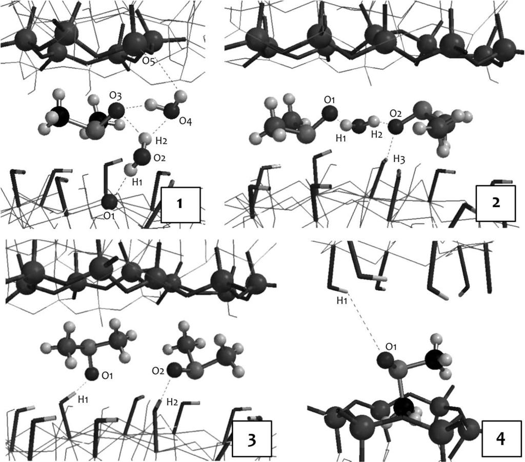 másrészt a kötőerők, illetve a rendszerenergia vonatkozásában egy relatív sor rendet lehet felállítani. A kaolinit interkalációs komplexek mérete/atomszáma túl nagy 62 6.