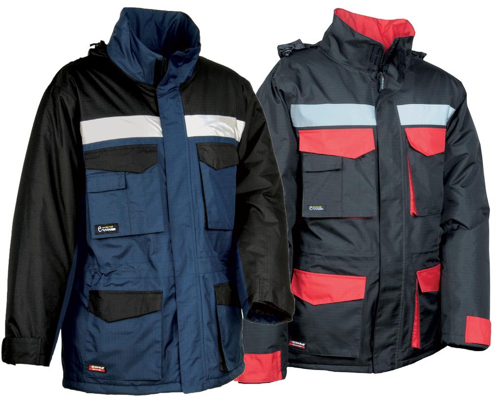 02 navy/fekete 05 piros/fekete Télikabátok GUST RIPSTOP KABÁT (S-4XL) Anyag: 100% poliészter, PVC bevonattal,