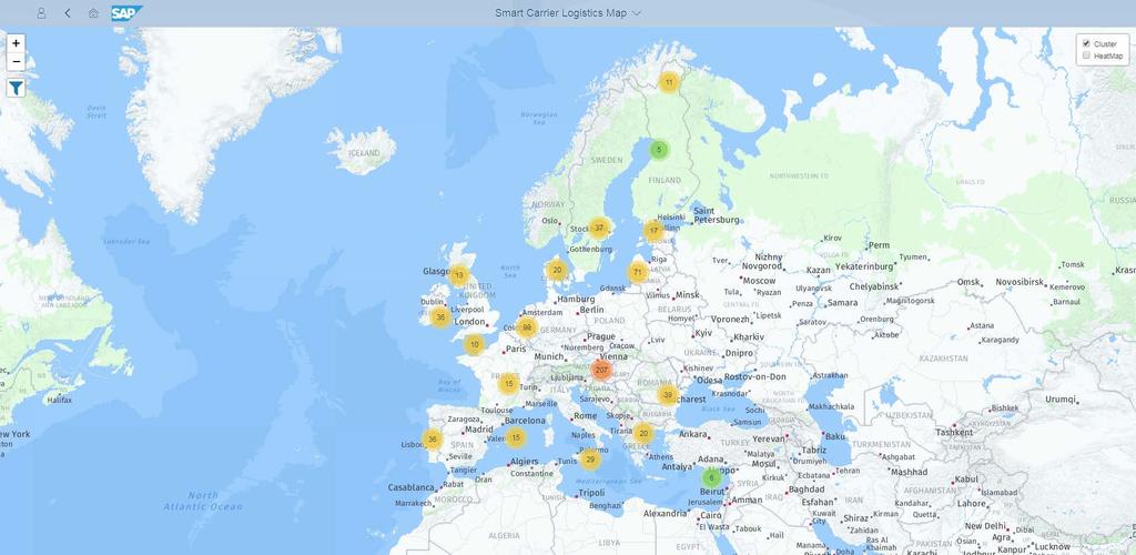 42 Smart Carrier Logistics Map A