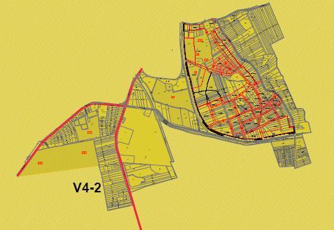 50 V42 Kerékpáros sáv kialakítása Közút, közterület Műszaki és építészeti megjelenés szempontjából avult állagú Új építés A projekt megvalósítása során a biztonságos