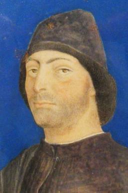 Mindkét lapon láthatñ a velencei Jacopo Antonio Marcello (1398 1464), akiről 1453-ban Mantegna készìtett portrét az Anjou René (1409 1480) által alapìtott, a nôvekvő holdrñl (Croissant) elnevezett