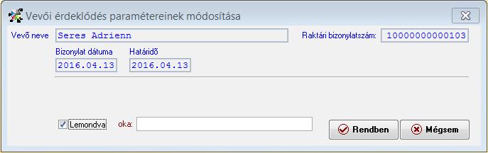 menüpontban az Összetevők fül is kibővült ezekkel a mezőkkel. Továbbá a Nyomtatás/Növekedések/Bevételezések tételesen nyomtatványra is rákerült a gyártási, lejárati dátum.