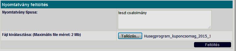 A hagyatéki leltár mellékleteit képező okiratokat, amiket elektronikusan szeretnének kézbesíteni, a leltár mellékleteként, a nyomtatvány feltöltés szekciónál lehet