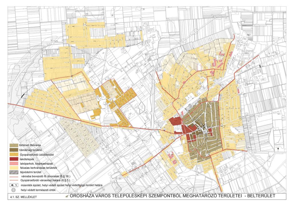 3. melléklet / ( ) önkormányzati rendelethez A településképi