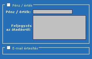 lista aktív lesz és kiválasztható a megfelelő érték. 7. ábra: Inaktív legördülő lista Jelölőnégyzet, mely többféle céllal használható. Ha egy listából egyszerre több elemet szeretnénk kiválasztani. 8.