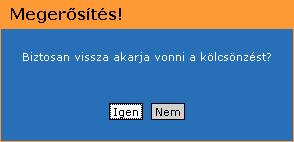 olvashatjuk: 446. ábra: Kölcsönzés központi irattárból Sikeres kölcsönzés A Kölcsönzési állapot oszlopban láthatjuk, hogy az adott ügyirat a kölcsönzés melyik fázisában jár.