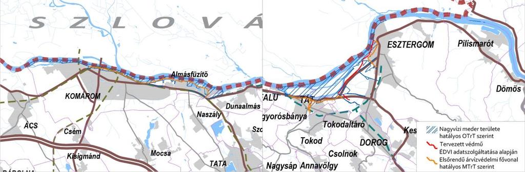 4. Növényzet alakítása és fenntartása ökológiai és természetvédelmi szempontok figyelembe vételével, a lefolyási akadályok megszűntetésével Helemba-sziget tisztítása, Esztergom térségében parti