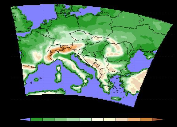 Az elemzéseket meghajtó adathalmazok: Éghajlati szimulációk - Felhasznált regionális klímamodell: PRECIS 1.