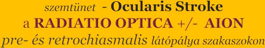 44 é, férfi, kezelt hypertóniás Anamnaesisben: jbblaldi OCULARIS