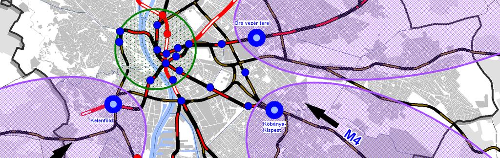 hiányainak megszüntetése A városi kötöttpályás hálózatok kiemelt fejlesztése