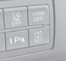 i-stop visszajelző lámpa (zöld)/i-stop figyelmeztető lámpa (sárga) i-stop visszajelző lámpa (zöld) A motor üresjáraton leáll.