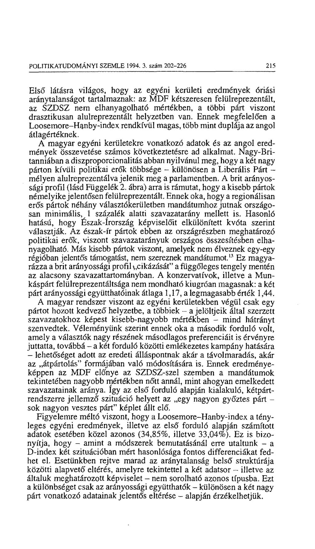 POLITIKATUDOMÁNYI SZEMLE 1994. 3.