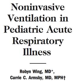 NIV használata akut gyermekkori légúti betegségekben (Wing, 2015) betegség CPAP/BiPAP HFNC bronchiolitis PCO 2, resp. distress, FiO 2, intub. igény, LOS csökken asthma UAO (felső légúti obstr.