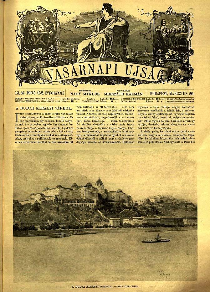 Oktober 1902, Titelseite, & Vasárnapi