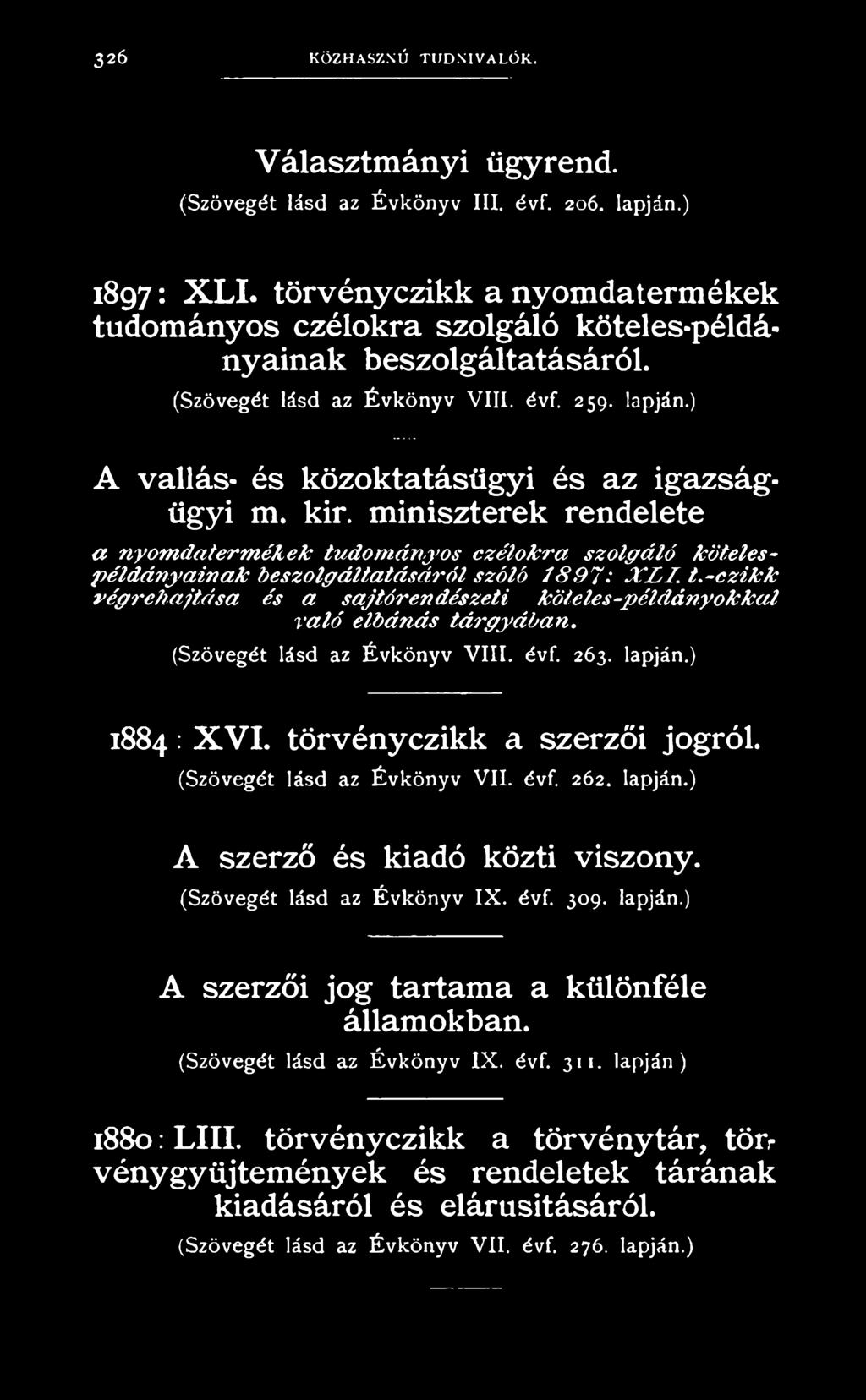 L I. t. - c z i k k v é g r e h a j t á s a é s a s a j t ó r e n d é s z e t i k ö t e l e s - p é l d á n y o k k a l v a l ó e l b á n á s t á r g y á b a n.