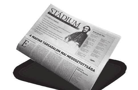 STÁDIUM Stádium Társadalmi és Kulturális Hírlap II. évf. 1. szám 2013.