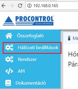 Gyakran Ismételt Kérdések (GYIK) és hibajelenségek 1. Hogyan állíthatom át az eszköz IP címét? Az eszköz IP címét kétféle módon lehet átállítani: a.