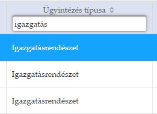 Folyamatban lévő ügyeim: A Menü Személyes Folyamatban lévő ügyeim menüpont alatt elérhetők a korábban mentett -, és a már beküldött űrlapok is.