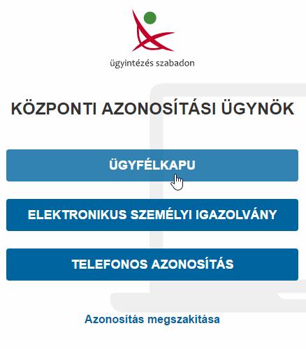 3. Bejelentkezés: Figyelem: A bejelentkezéshez ügyfél-regisztrációs nyilvántartásba vétel szükséges!