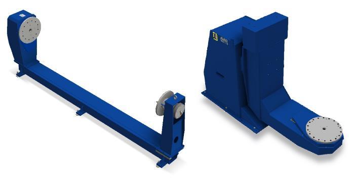 ábra Fanuc robot fali sínpályás megoldása [10] 4.2.2. Munkadarab forgatók A legtöbb esetben kompakt, költséghatékonyabb megoldást jelent, ha a munkadarabot mozgatjuk, például egy hegesztőrobot előtt.
