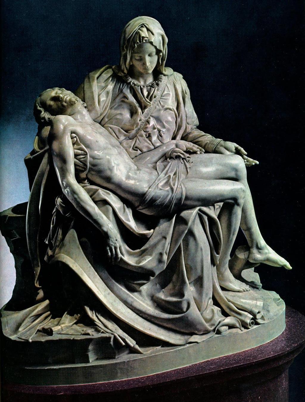 Michelangelo: Pietá 1497-99 Róma, Szt.