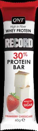 ALMOND 24 X 55 G QNT RECORD BAR 30% PROTEIN SZELET