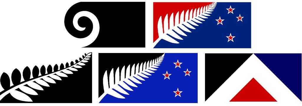 4.1. ábra. Az új zászlók 2015-t l 2016-ig tartottak Új Zélandon a népszavazást, abban a kérdésben, hogy a lakosság szeretne-e új zászlót az országnak.