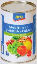 ŐSZIBARACKBEFŐTT 820 g/db töltőtömeg: 470 g/db MEDITERRÁN