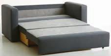 3-személyes kanapé, amely könnyen ággyá alakítható.