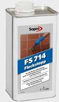Csempe és lap impregnálószer Fleckstopp FS 714 Speciális impregnálószer jó nedvszívóképességű, ezért foltosodásra hajlamos, durva kerámia padló- és falburkolatok, mint pl. cotto, klinker stb.