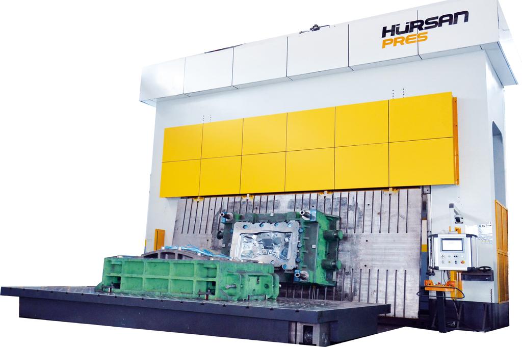 A Hürsan vállalat az CTP sorozatú gépeket 300*400 mm és 800*600 mm közötti asztal mérettel, 30 és 250 tonna közötti préselő erővel tudja gyártani.