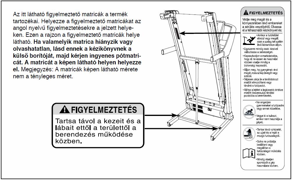 TARTALOMJEGYZÉK FIGYELMEZTETŐ MATRICA ELHELYEZÉSE...2 FONTOS ÓVINTÉZKEDÉSEK...3 HASZNÁLAT ELŐTT...5 ALKATRÉSZ AZONOSÍTÓ TÁBLÁZAT...6 ÖSSZESZERELÉS...7 ÜZEMELTETÉS ÉS BEÁLLÍTÁS.