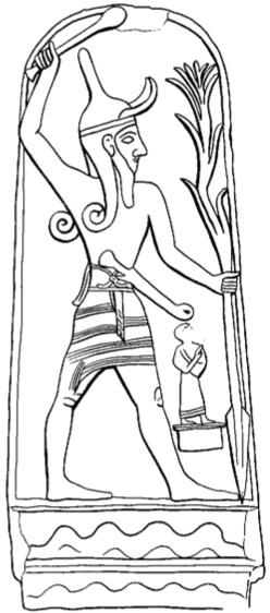 2. kép: viharistent ábrázoló Kr. e. 2.