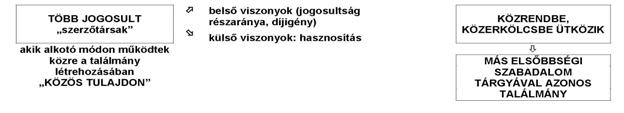 meghatározott(ak) rajtuk kívül mindenki más tartózkodni köteles a jogosult(ak) megzavarásától - A hasznosítás (felhasználás) már szerződéses formában (licencia)