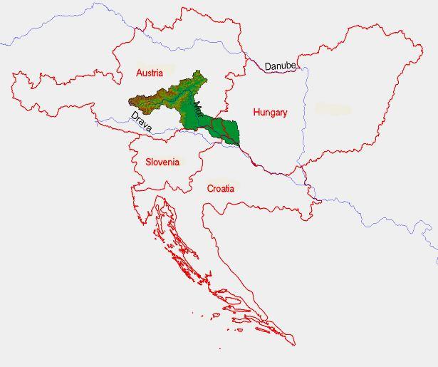 A nagyvízi előrejelző modell kidolgozása az Ausztriát és Szlovéniát érintő közös vízgyűjtő területre 2006-ban befejeződött és a működésről