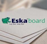 EskaBoard Az EskaBoard volumenizált könyvkötő lemez, mely 100%-ig újrahasznosított hulladékpapírból készült, és ami teljes mértékig újra feldolgozható.