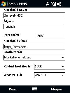 Megjegyzések Képüzenet küldésére díjfizetés ellenében van lehetőség, és a szolgáltatást külön kell engedélyezni a mobilhozzáférésre.