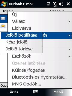 136 A vállalati e-mailek és az értekezlet-összehívások kezelése Üzenet megjelölése vagy jelölésének törlése 1. Nyissa meg az Outlook alkalmazást a készüléken, és lépjen a Bejövő mappába. 2.