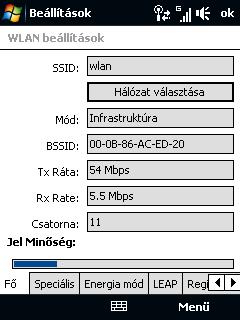 146 Internet Megjegyzés A Wi-Fi-hálózatok önmagukban is felismerhetők, tehát Önnek semmilyen további lépést nem kell tennie annak érdekében, hogy a készüléket Wi-Fihálózathoz csatlakoztassa.